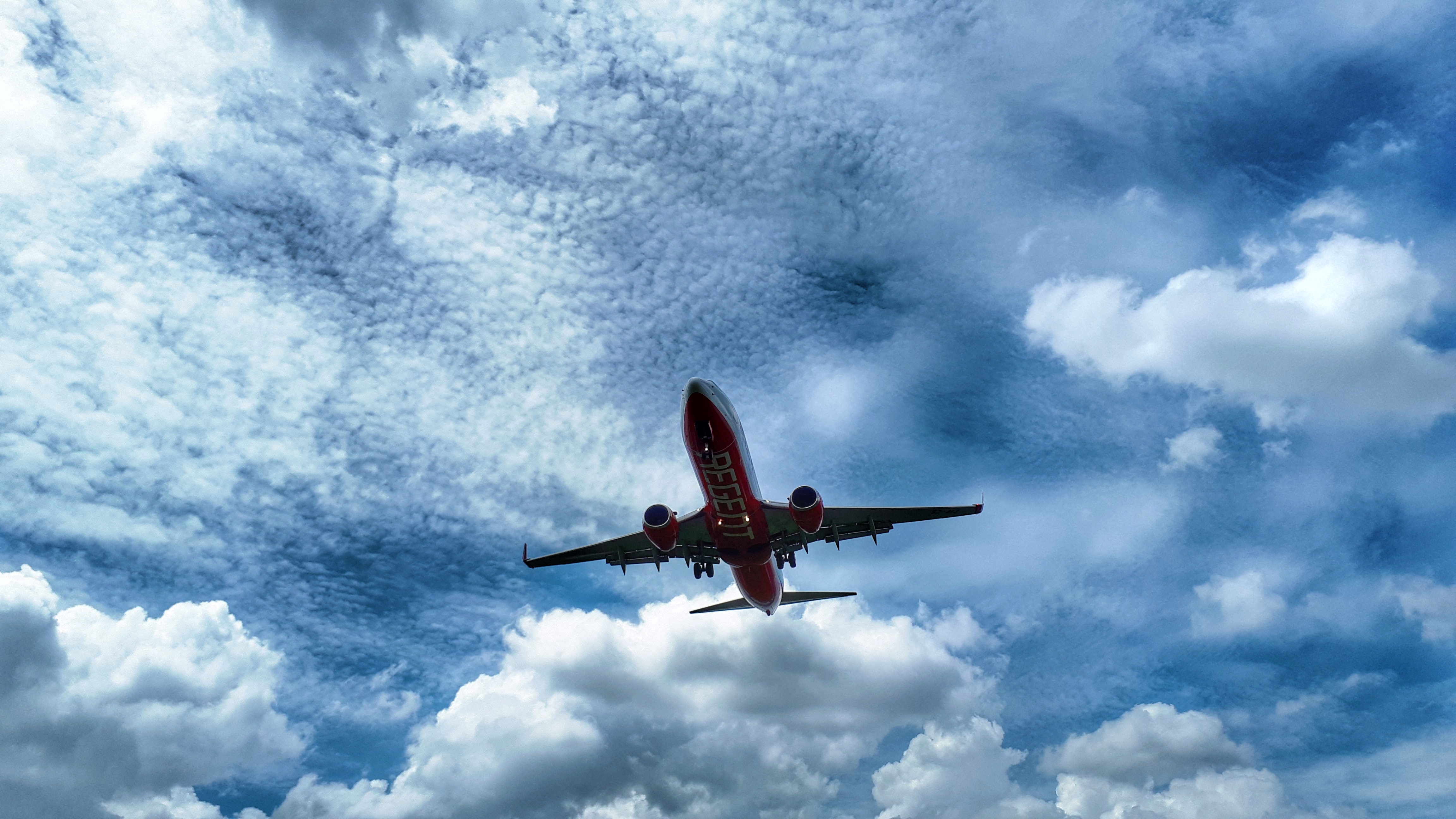 Flugzeug in der Luft