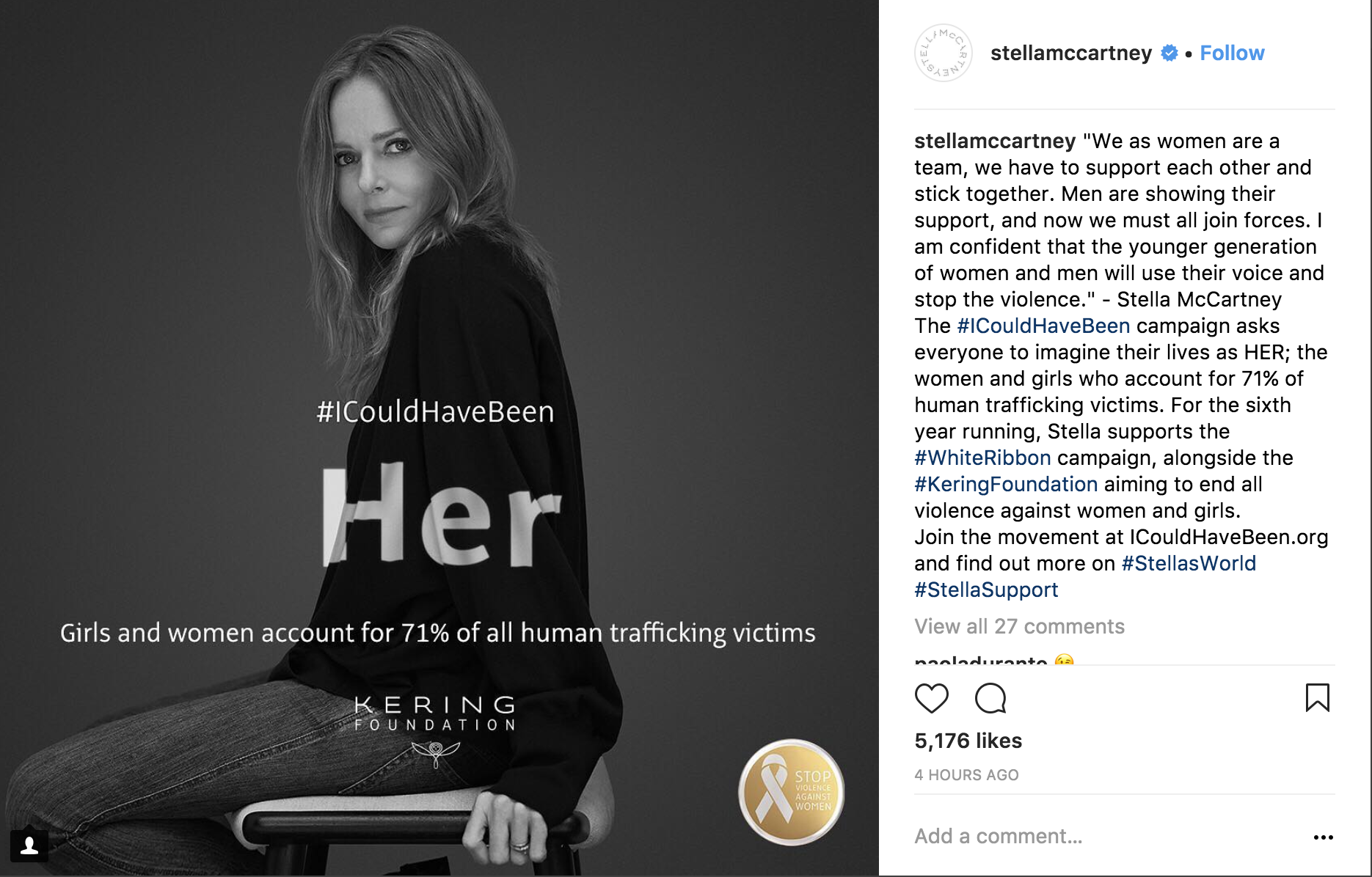 Stella McCartney - IG post