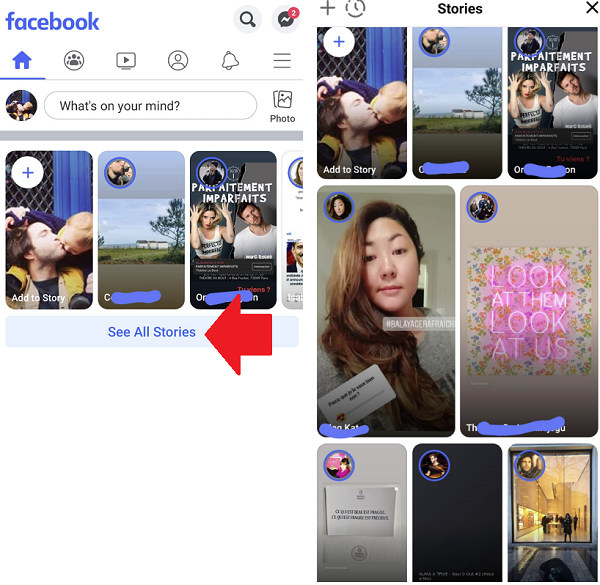 Facebook See All Stories