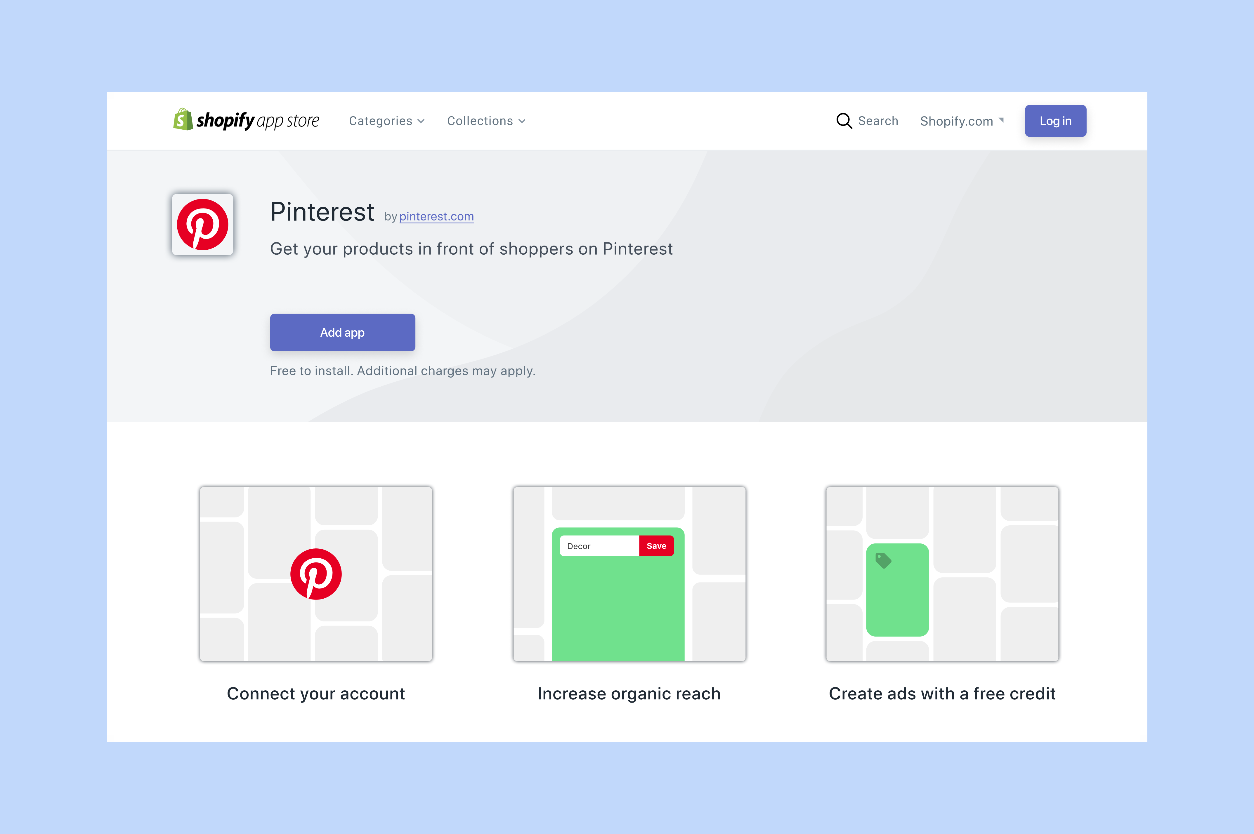 pinterest shop shopify