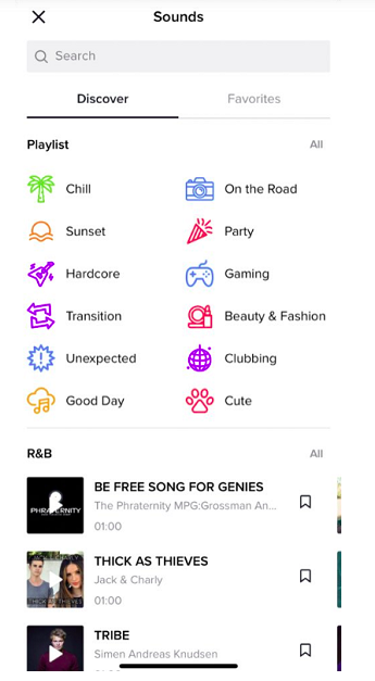 tiktok library royalty free discover