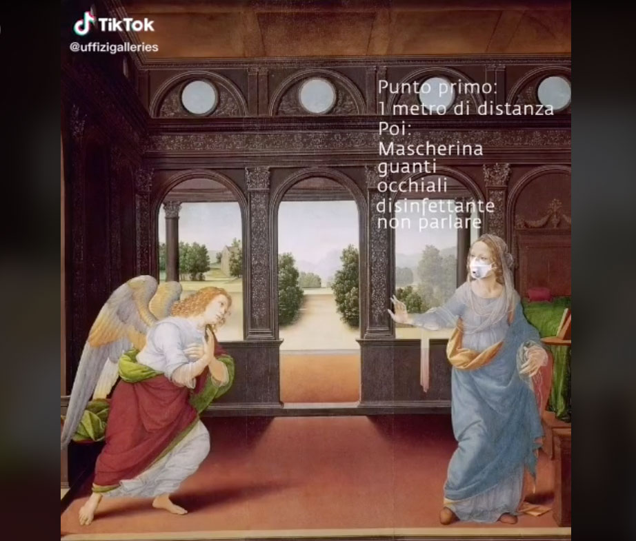 galleria uffizi tiktok