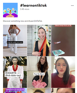 Learn on tiktok