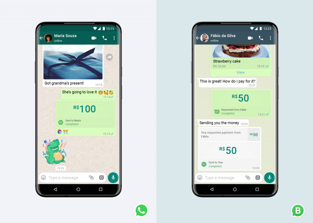 whatsapp payment