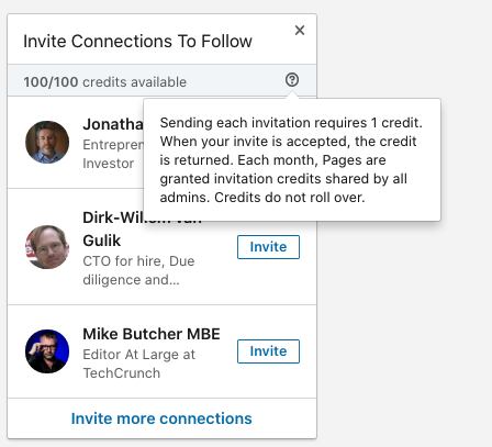 linkedin followers