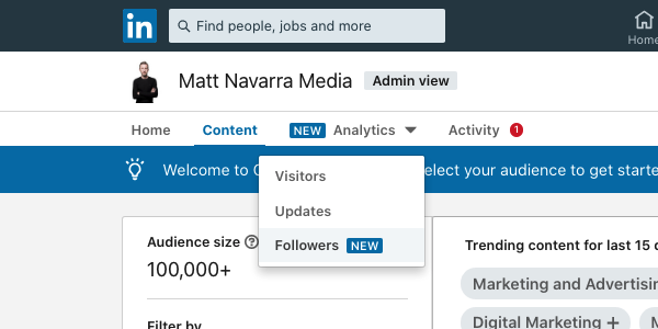linkedin follower