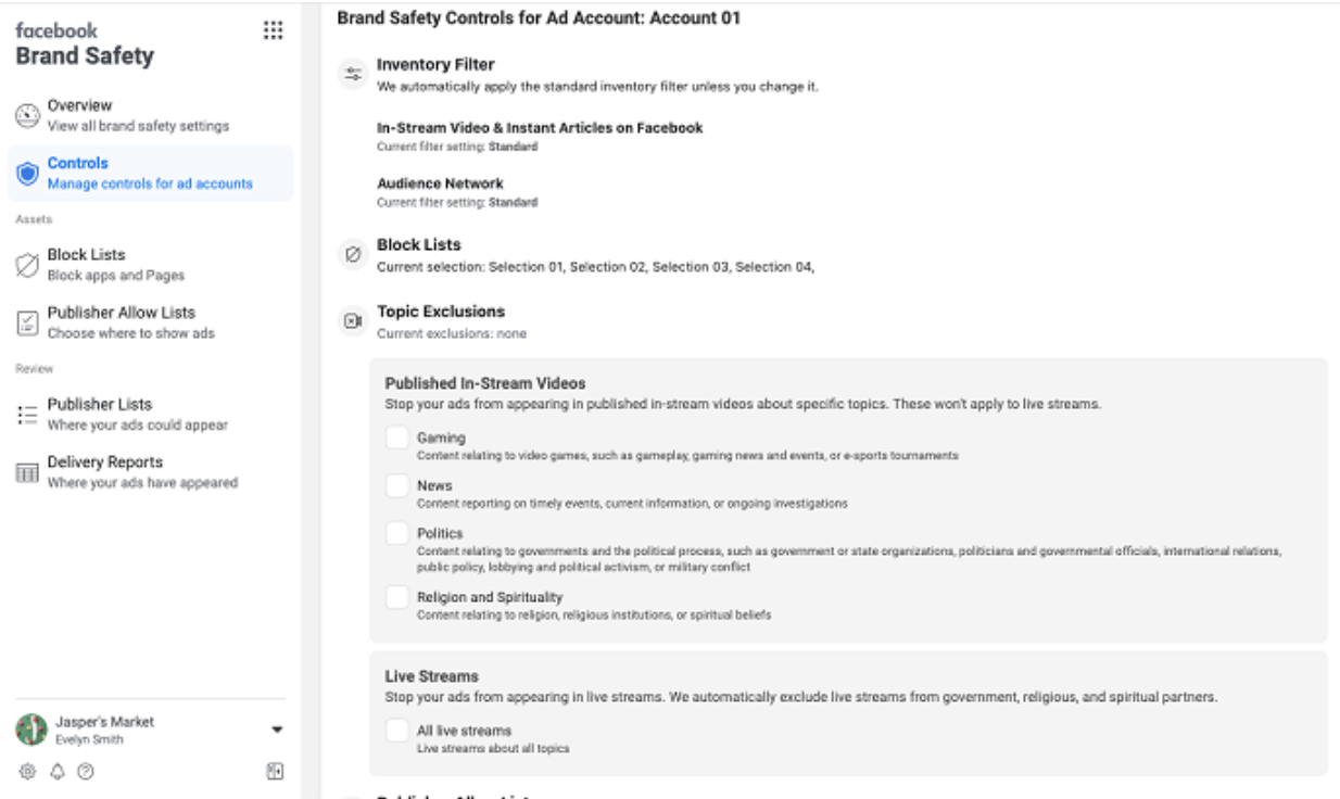 facebook brand safety