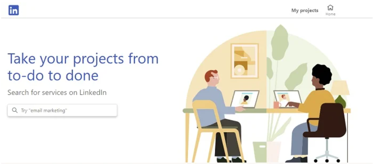 LinkedIn New Marketplace for Freelancer