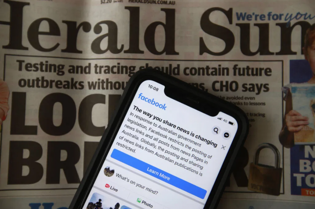 Facebook Agrees to Restore Australian News Pages After Amendments to Government Code