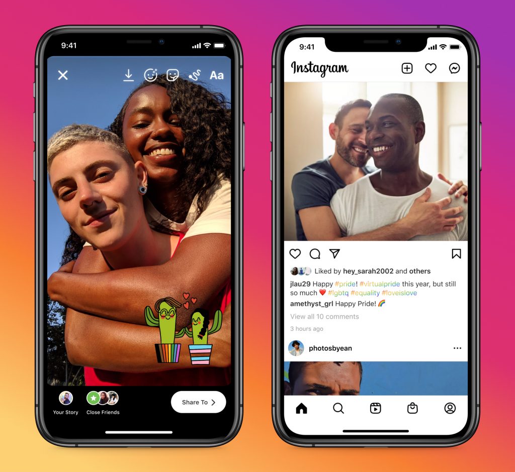 Mock up del prodotto Pride Month